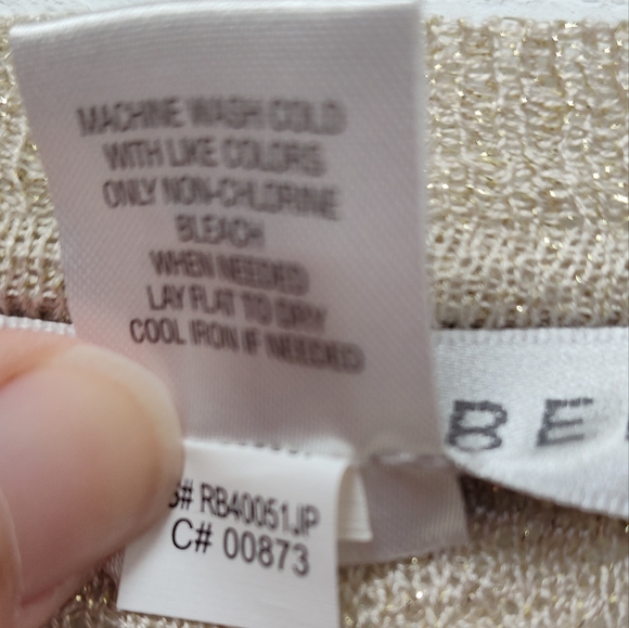 Robbie Bee gold 3/4 sleeve cardigan - Picture 5 of 6